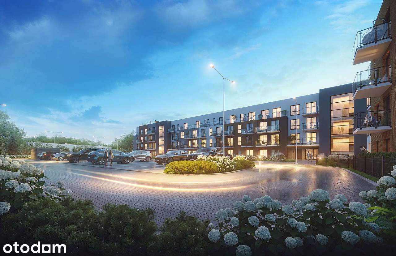 2-pokojowe mieszkanie 44m2 + balkon Bezpośrednio