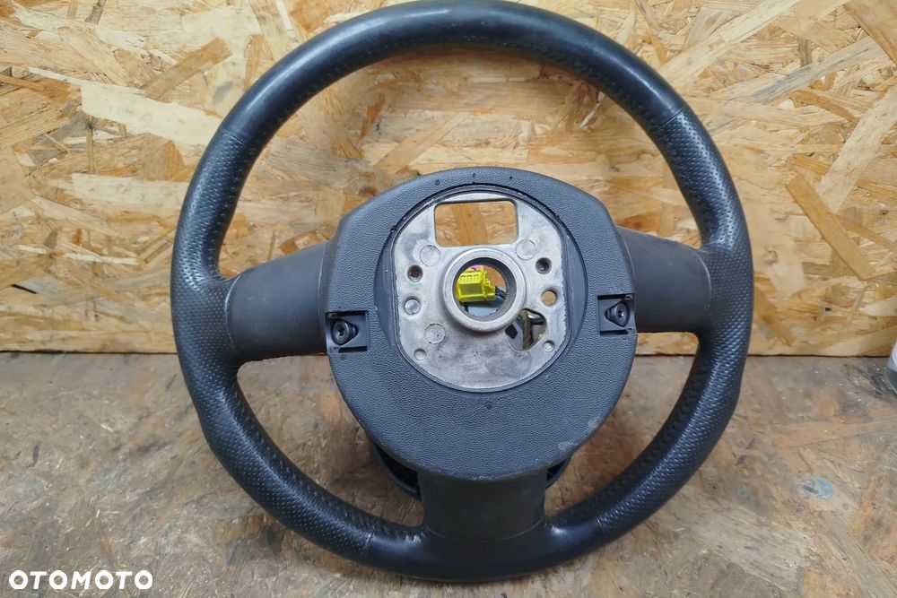 kierownica SKÓRA z poduszką CZARNA trójramienna do audi A4 B7 04-08r - 6