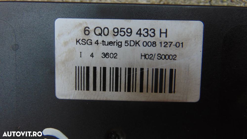 Calculator Confort VW Polo 9 N 1.2 benzina an 2002-2009 cod 6Q0959433H - 2