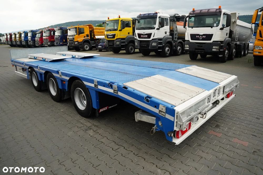 Faymonville MAXTRAILER PRZYCZEPA LAWETA  7,5 M / POSZERZANA / DMC: 26 TON  / OŚ SKRETNA / - 13