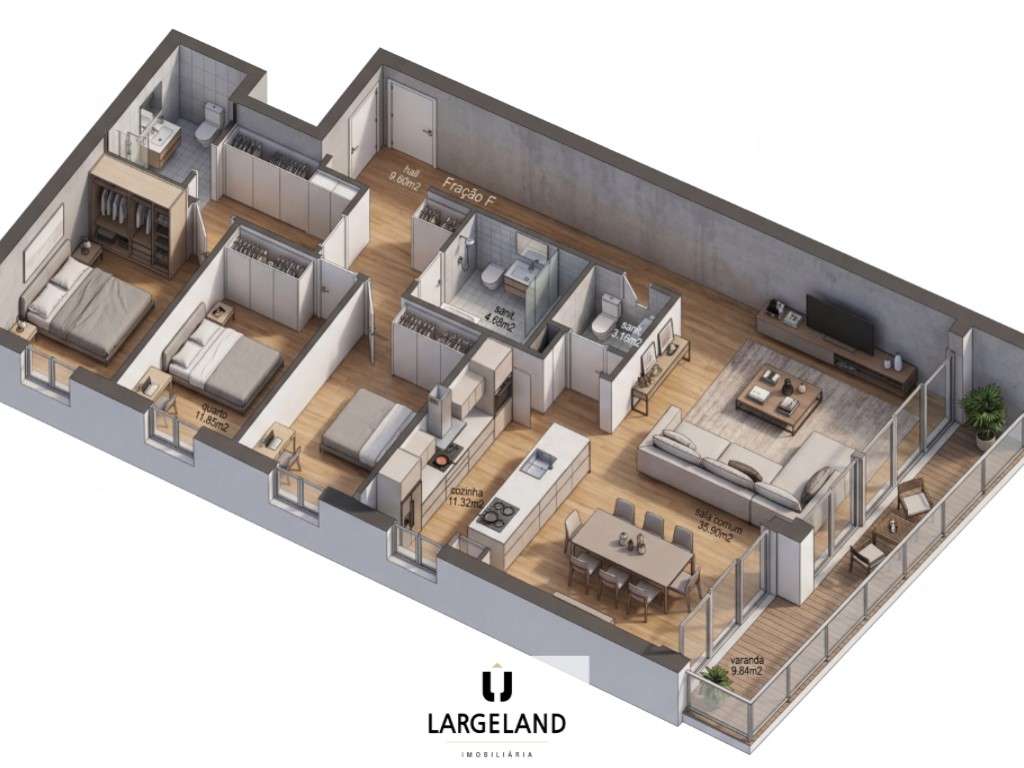 Apartamento T3 Venda Santa Maria da Feira - Grande imagem: 2/10