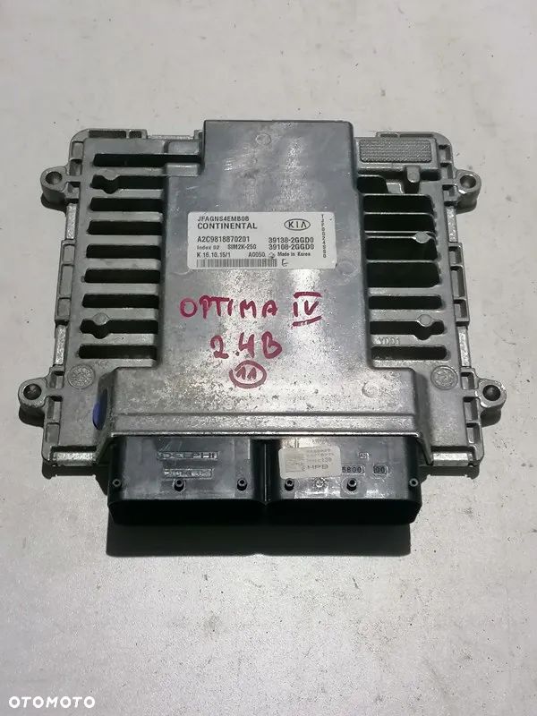 KIA OPTIMA IV - STEROWNIK KOMPUTER SILNIKA A2C9818870201, 391382GGD0 - 1