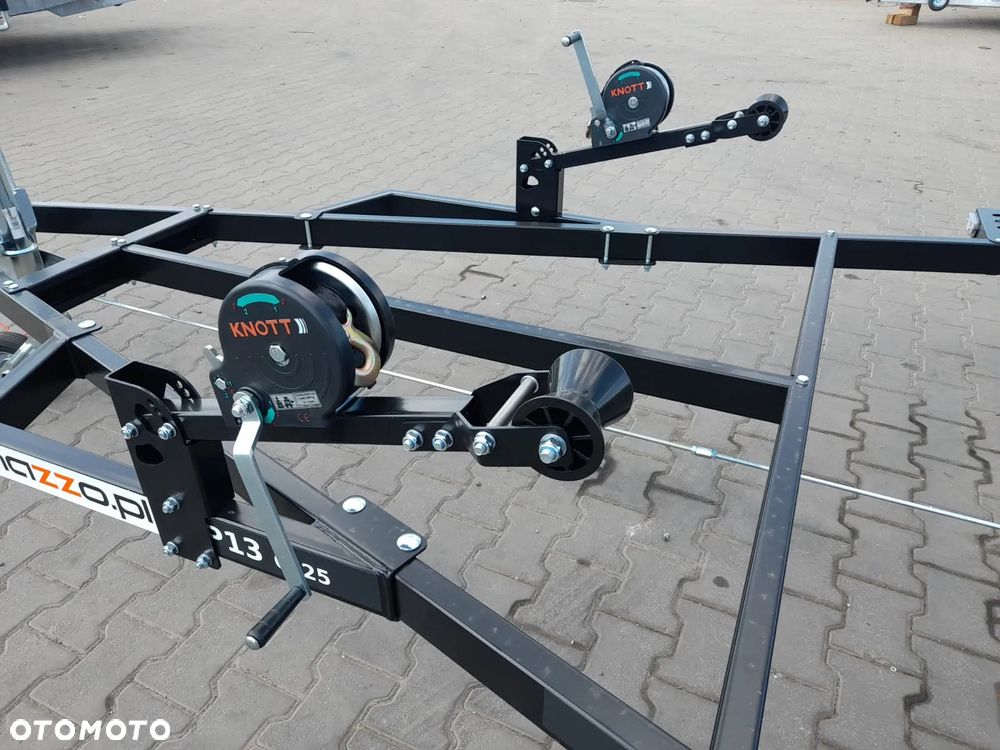 Lorries DOSTAWA przyczepa na 2 skutery wodne DMC1300kg LAMPY LED lakierowana z płozami, wodoodporne łożyska - 6