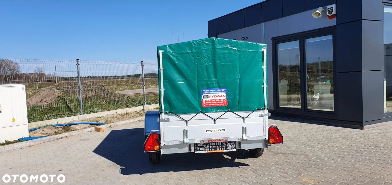 Rydwan Dostawa przyczepka 245x125x130 DMC750kg, stelaż i plandeka RESOR! SOLIDNA I MOCNA - 13