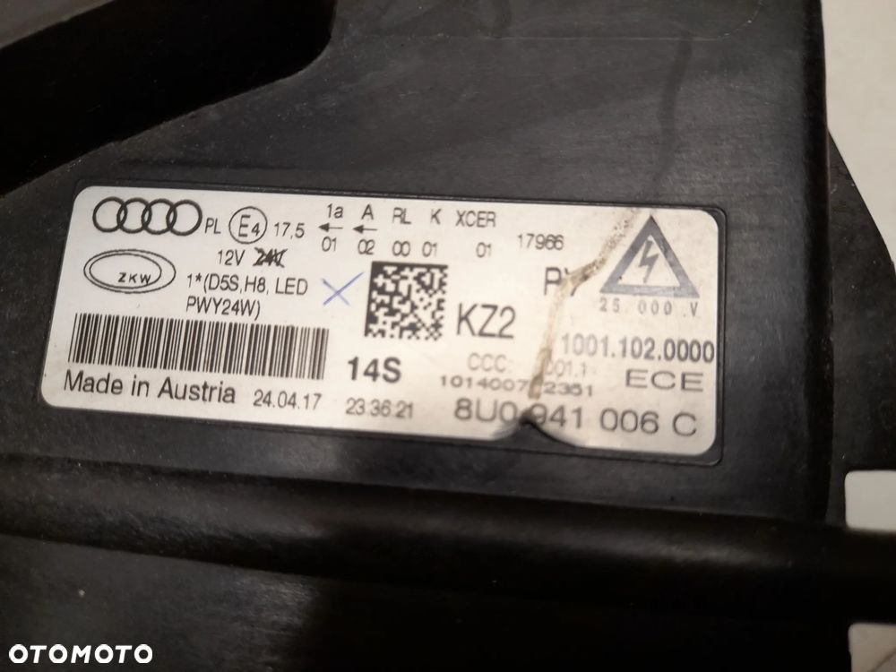 AUDI Q3 LIFT BI XENON LED REFLEKTOR PRAWY LAMPA PRZEDNIA PRAWA 8U0941006C - 9