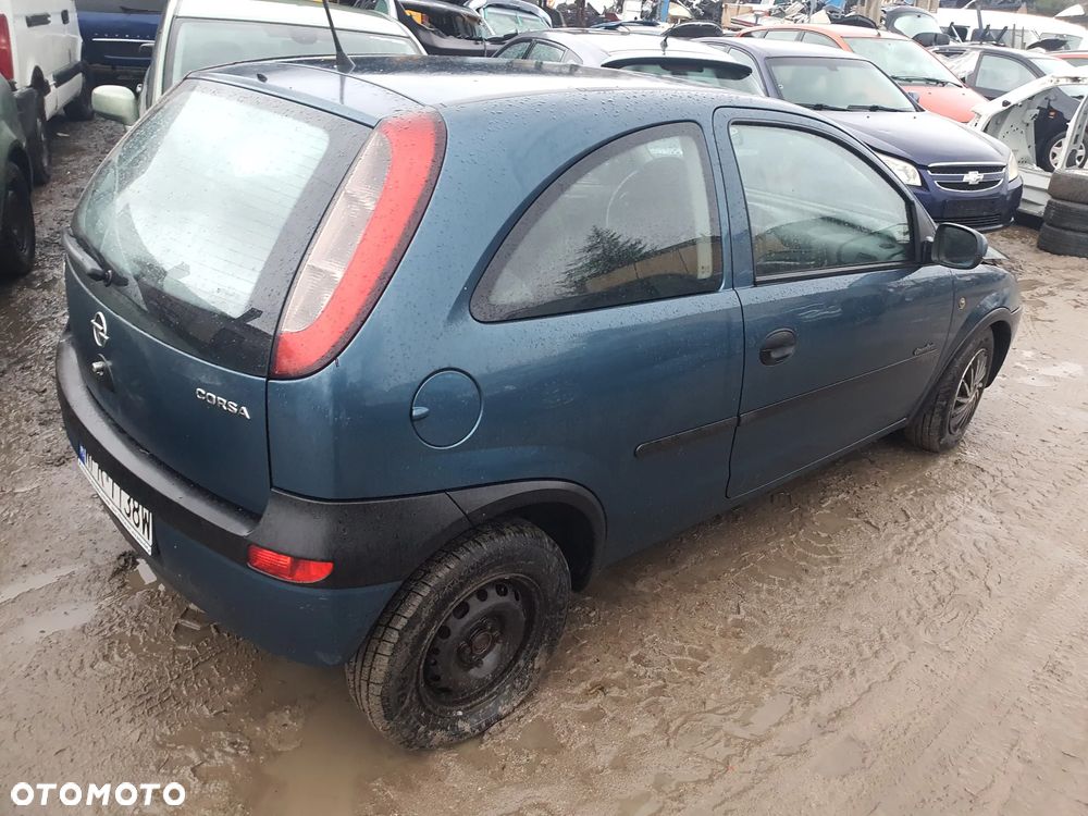 opel corsa c z20m maska zderzak lampa grill błotnik drzwi zbiornik paliwa szyba lusterko - 3