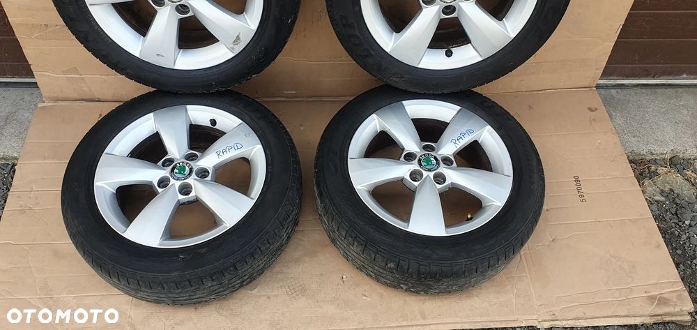 Alufelgi alusy z oponami 5x100 185/60 R15 Skoda Rapid 5JA601025 - 3