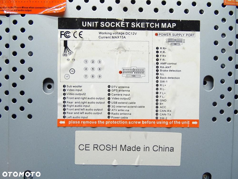 RADIO 2 DIN CZYTNIK KART SD CD GPS NAVI VW POLO V 6R - 12