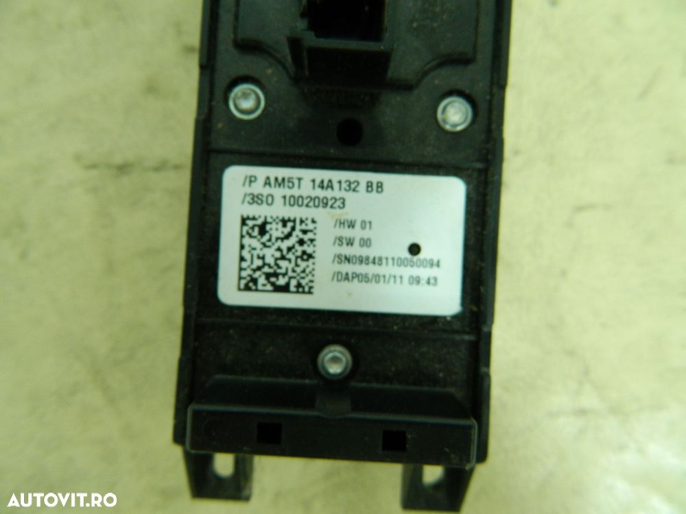 Panou control geamuri si oglinzi - usa stanga fata, Ford C-Max, 2010, 2011, 2012, 2013, 2014, 2015, , AM5T14A-132BB - 4