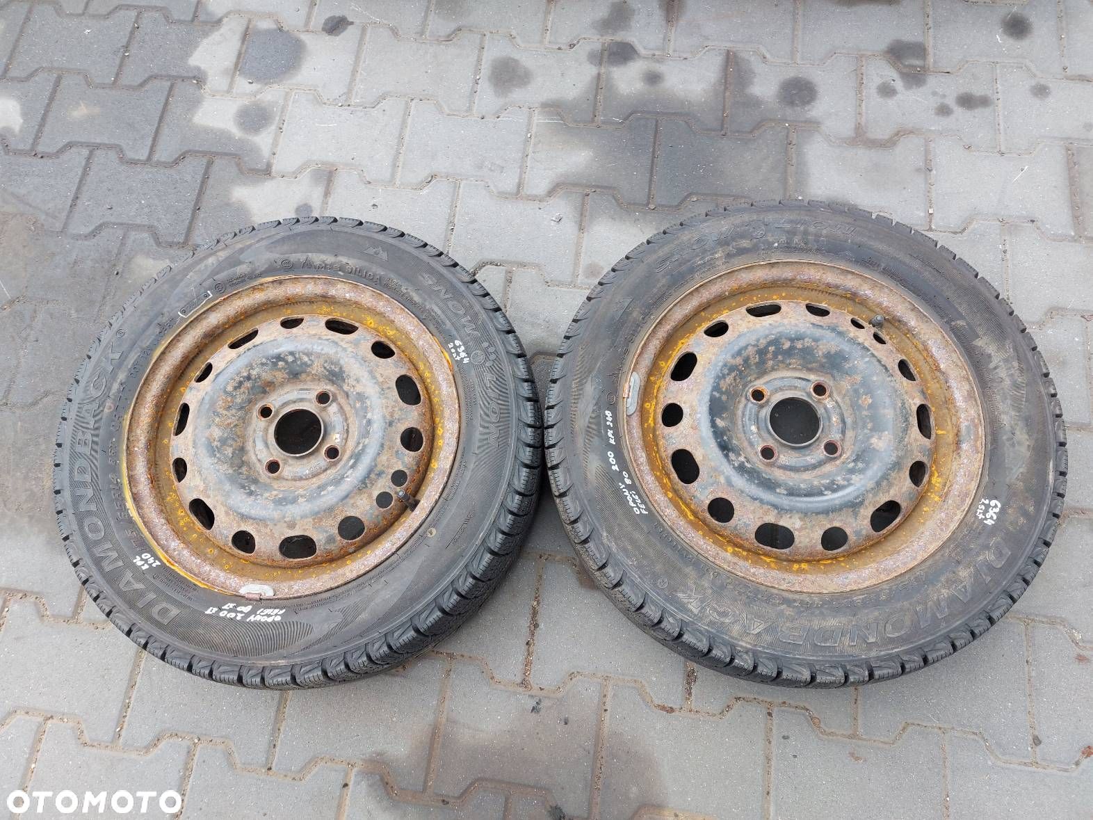 FELGI STALOWE 2 SZT 4x100 5,5Jx14 ET49 FI56,6 OPEL CORSA MERIVA - 1