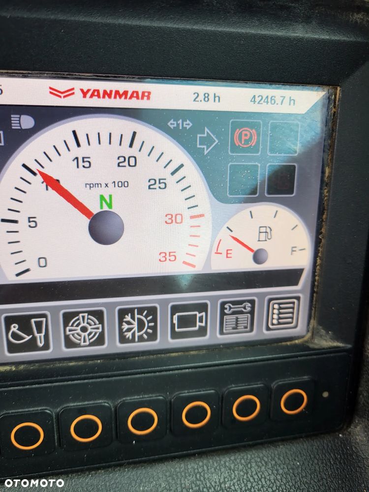 Yanmar B 75 W 8500kg spr z Niemiec Powertilt 2 x łyżka - 13