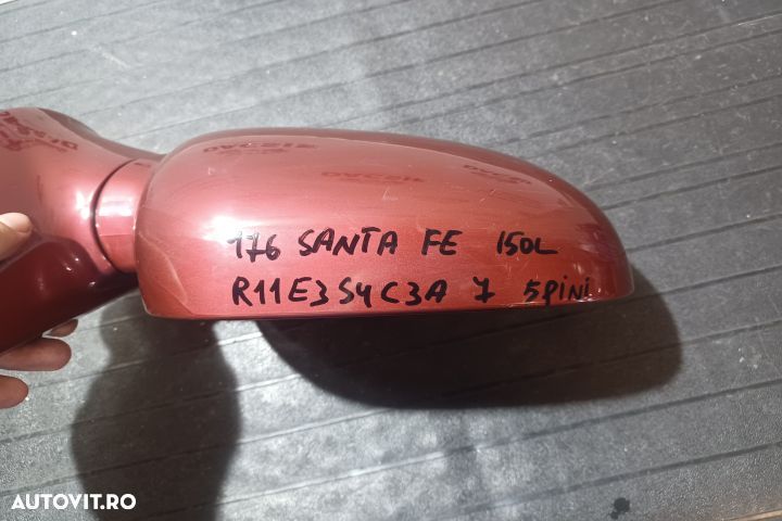 Oglinda dreapta electrica CU 5 PINI CU 5 PINI Hyundai Santa Fe SM [20 - 3