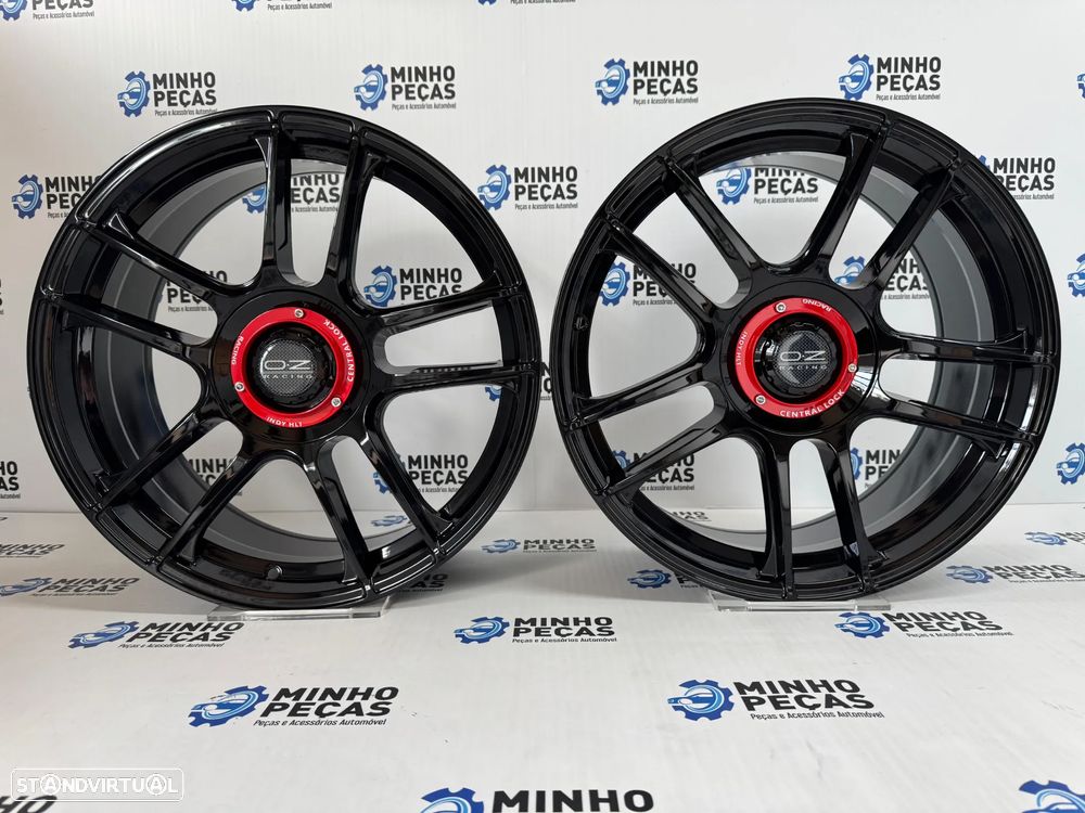 Jantes look OZ Indy HLT em 18 (5x100/5x112) Preto Brilho - 1