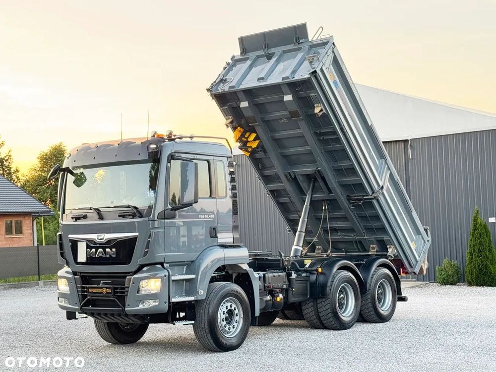 MAN TGS 26.470 / 6X4 / BORDMATIC -MEILLER-KIPPER 3-STRONNY / LODÓWKA / NAWIGACJA - 26