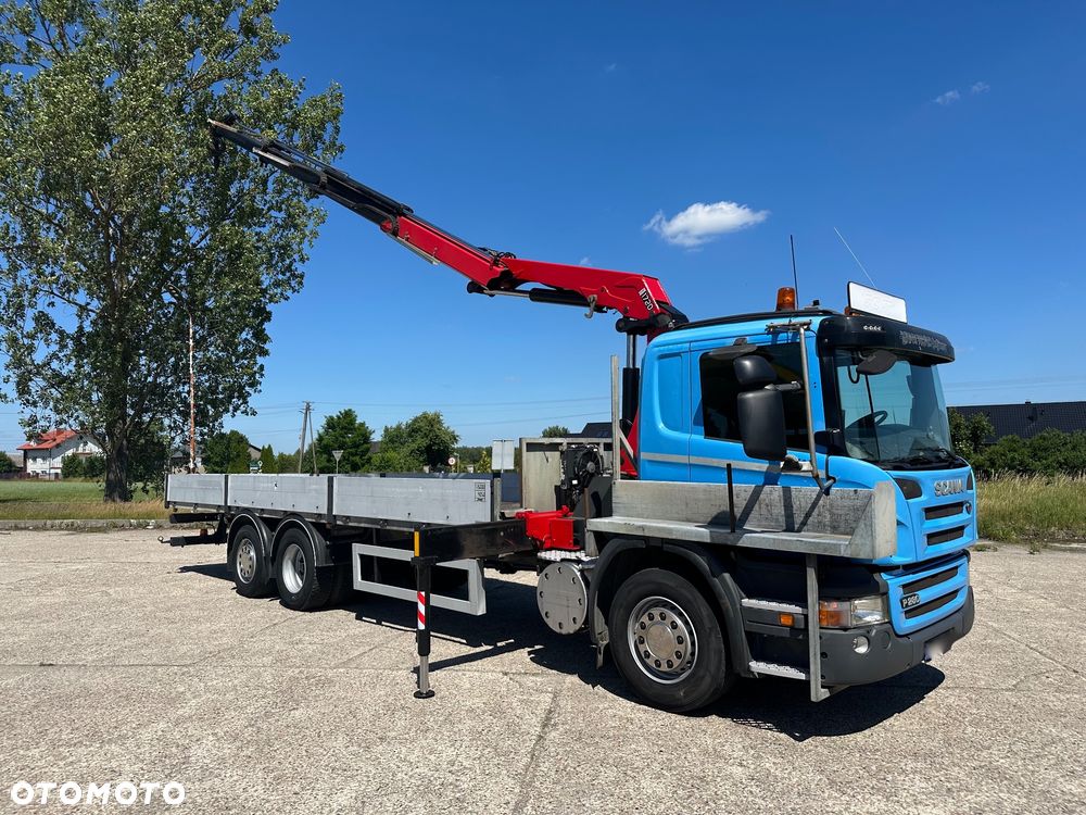 Scania P 280  HDS HMF 1720 K 3  DL. 8.2m do przewozu długich ładunków - 2