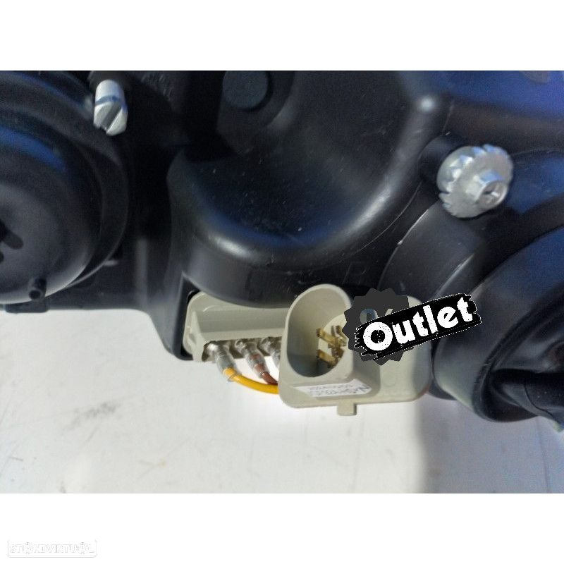 R011528C2 FAROL DIREITO PARA VOLKSWAGEN VW GOLF 3 91-97 OLHOS DE ANJO PRETOS - 3