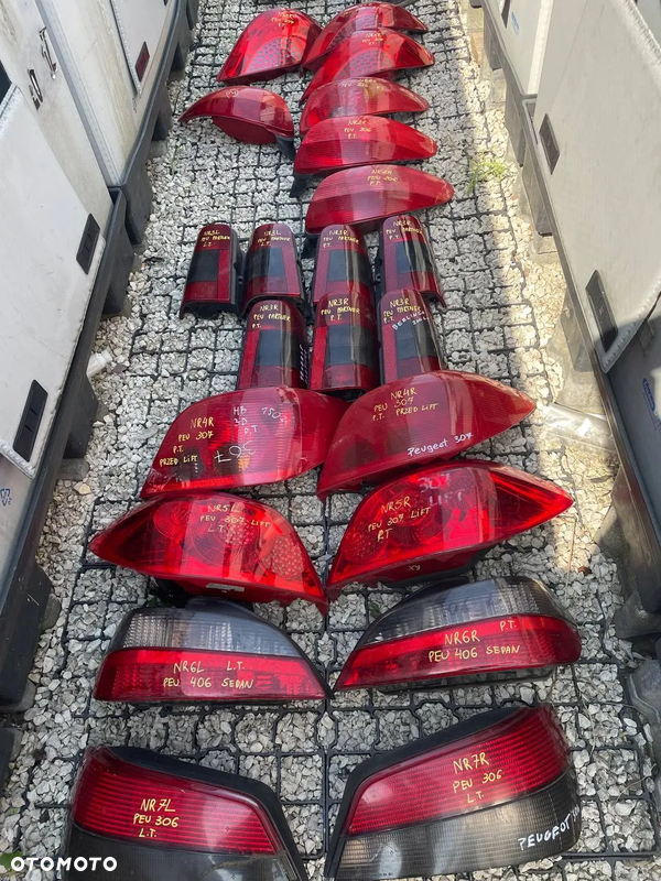 LAMPY TYŁ LEWE PRAWE PEUGEOT