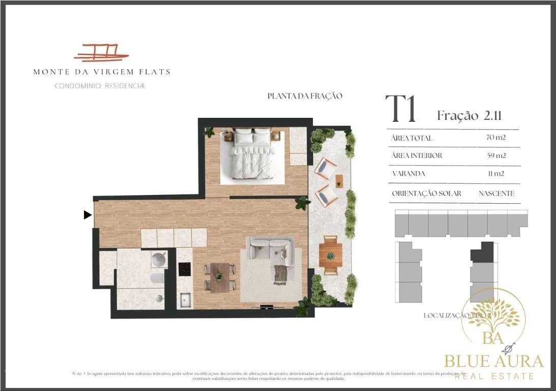 Apartamento T1 com Varanda - Grande imagem: 3/7