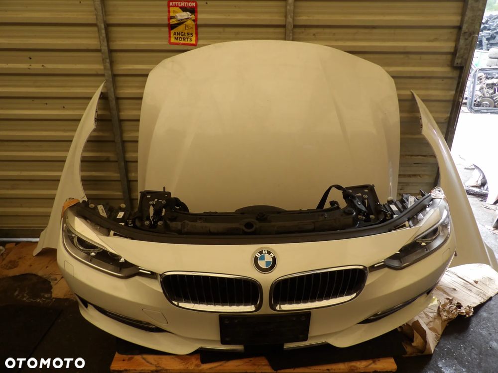 BMW - F30 - KOLOR A300 - PRZED LIFT - POD AKTYWNY TEMPOMAT - MASKA , BŁOTNIKI , PAS PRZEDNI Z CHŁODNICAMI , ZDERZAK , LAMPY - CENA ZA KOMPLET - JEST MOŻLIWOŚĆ ZAKUPU POSZCZEGÓLNYCH ELEMENTÓW - CENY W OPISIE - 1