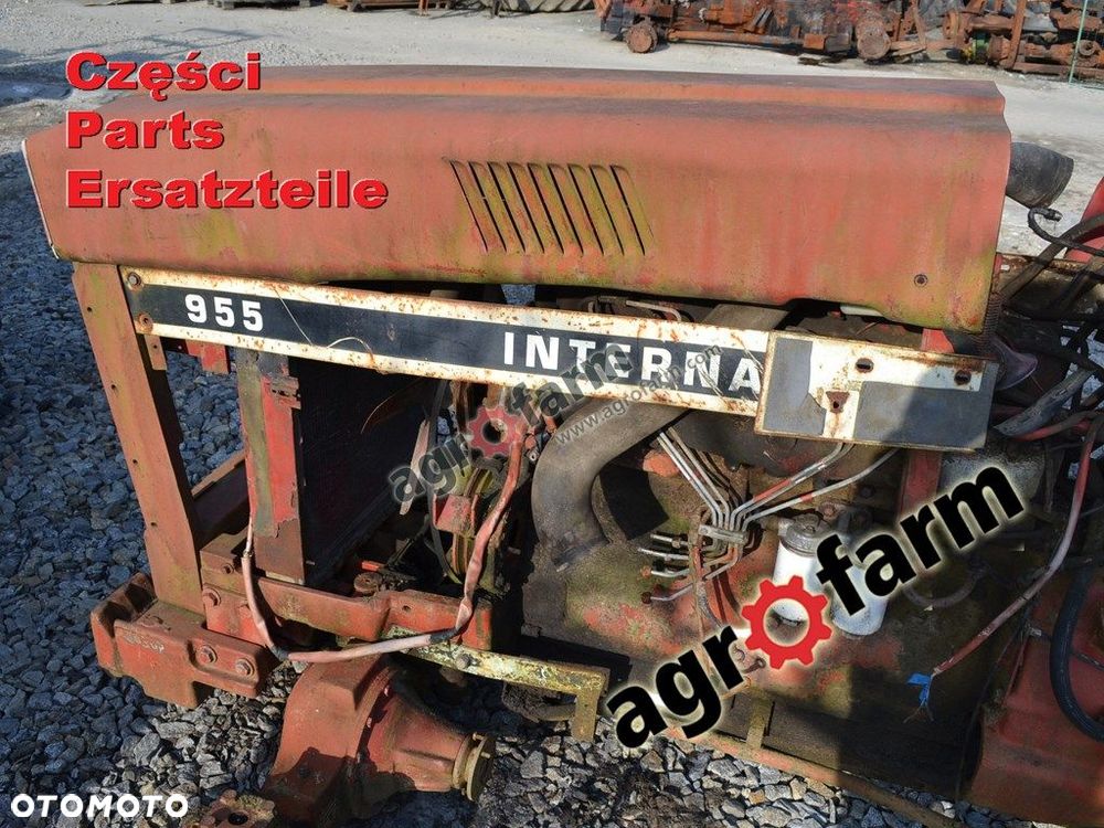 Case 955 części, skrzynia biegów, silnik - 4