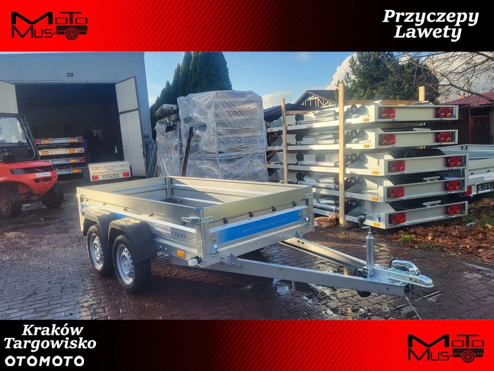 Neptun Przyczepa Faro Solidus 263x125x35 2 osiowa solidna