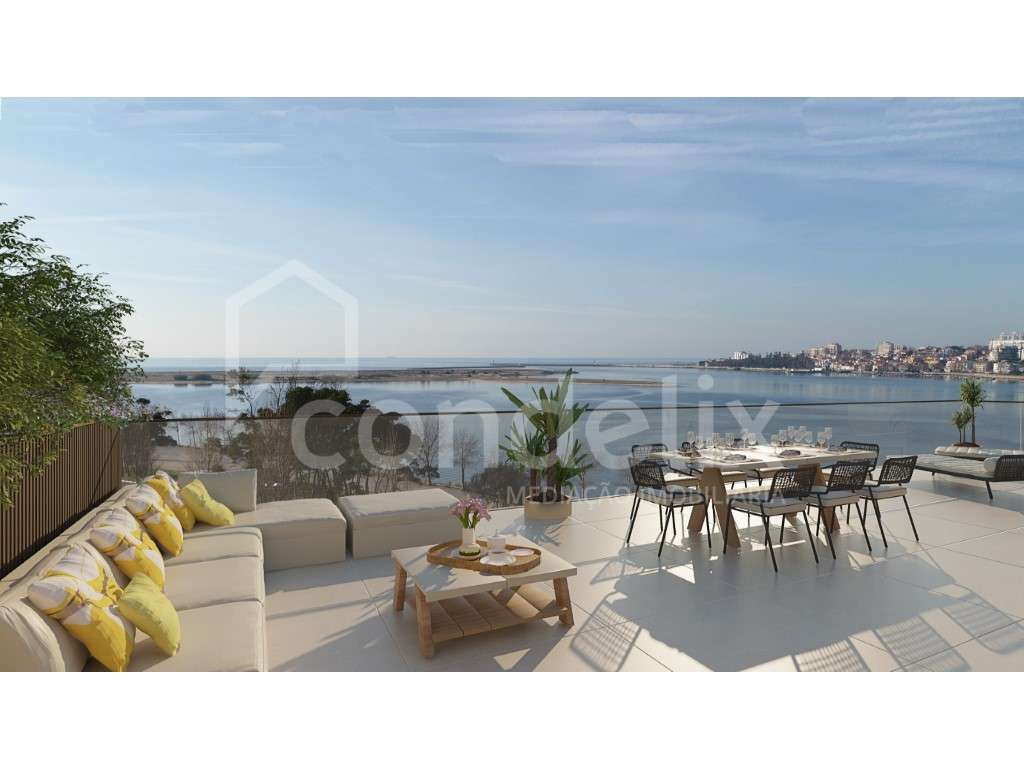 Apartamento T3 de luxo em condomínio fechado, Canidelo - Grande imagem: 3/19