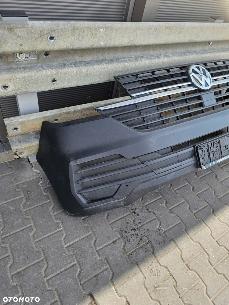 VW T6 T6.1 LIFT ZDERZAK PRZÓD PRZEDNI GRILL ORYGINAŁ 7LA807221B - 2
