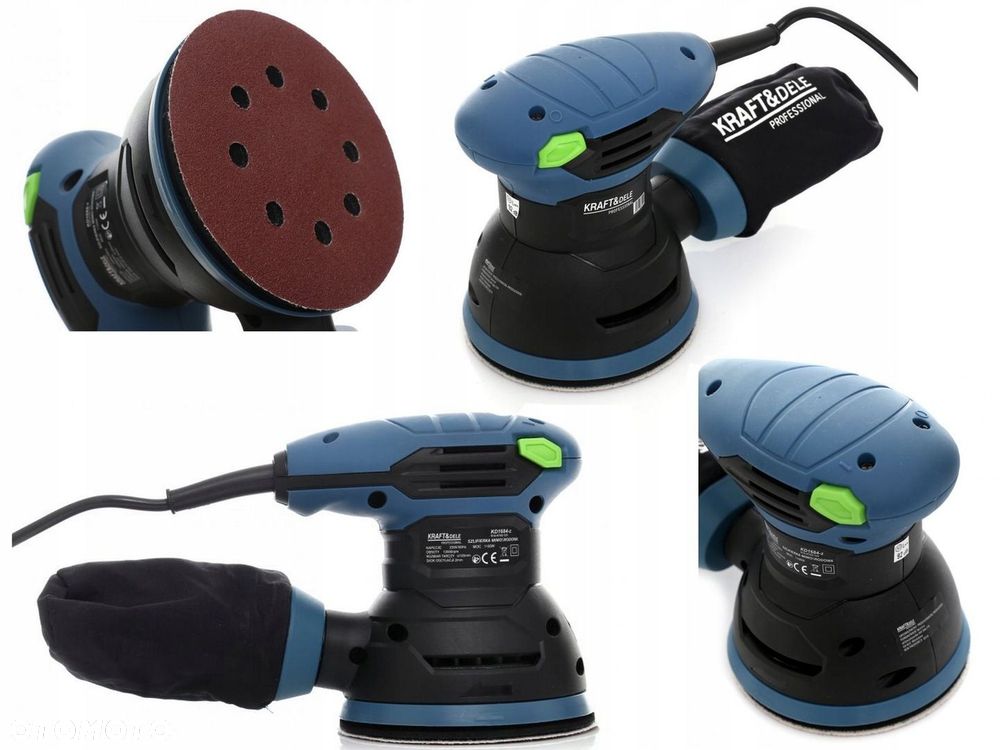Szlifierka mimośrodowa sieciowe KraftDele 1100 W 230 V - 8