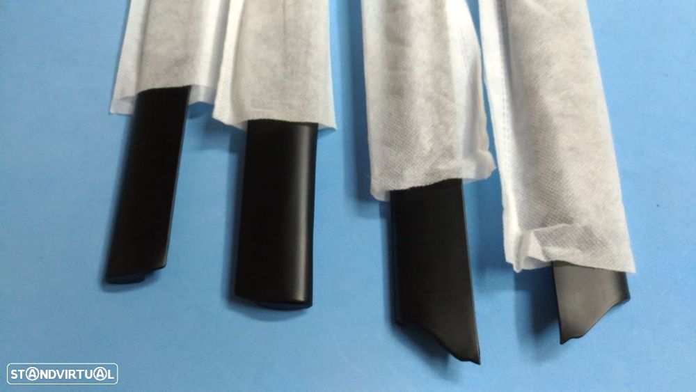 Jogo de 4 frisos + clips fixação para Audi A4 B5 1994-2000 NOVO - 6