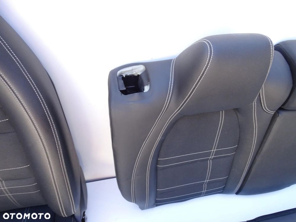 FOTELE FOTEL KANAPA KOMPLET SKÓRA PÓŁSKÓRA MERCEDES A KLASA W176 AMG - 12