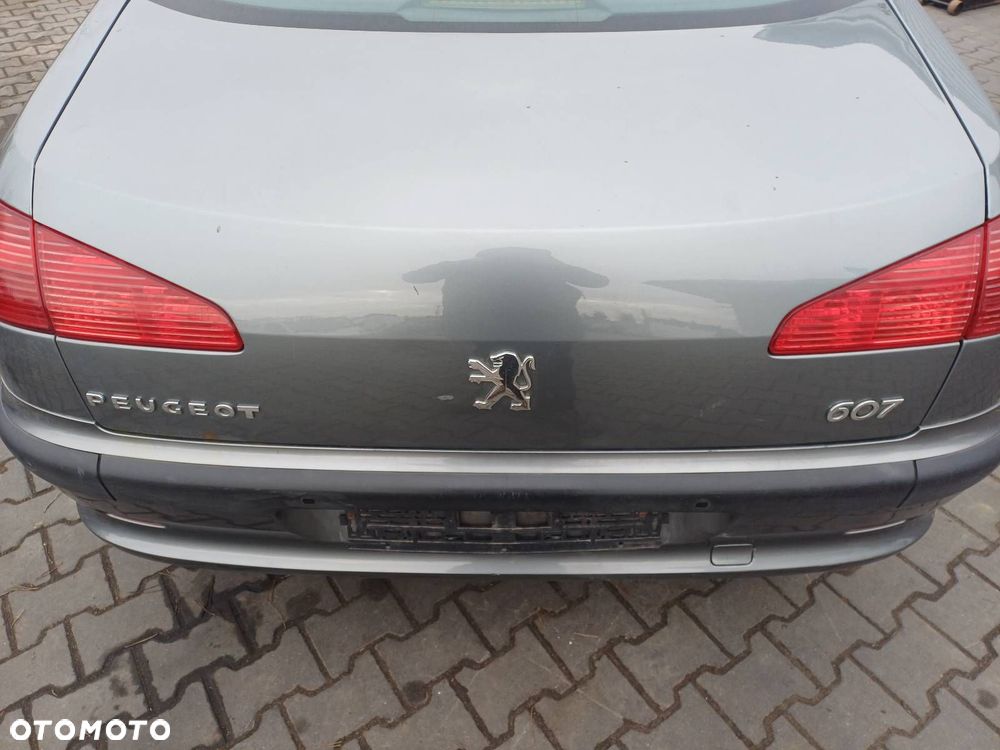 KOMPLETNY TYŁ PEUGEOT 607 I EZDC KLAPA ZDERZAK LAMPY - 2