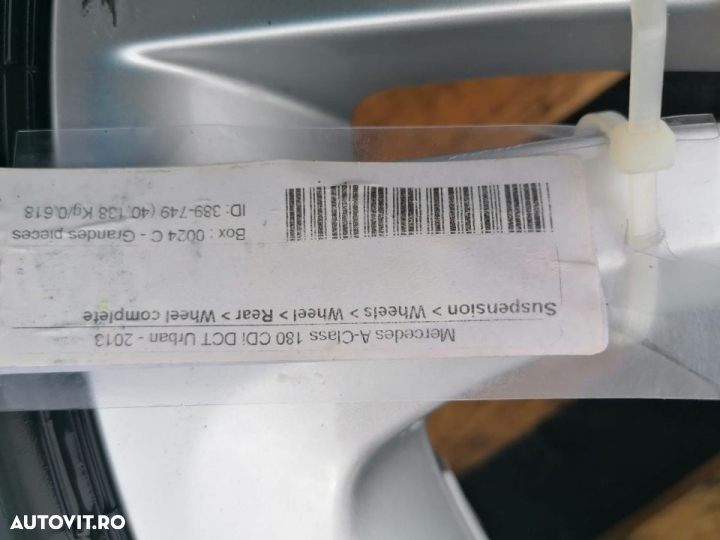 Vand jante aliaj pentru Mercedes A-Class R17 - 10
