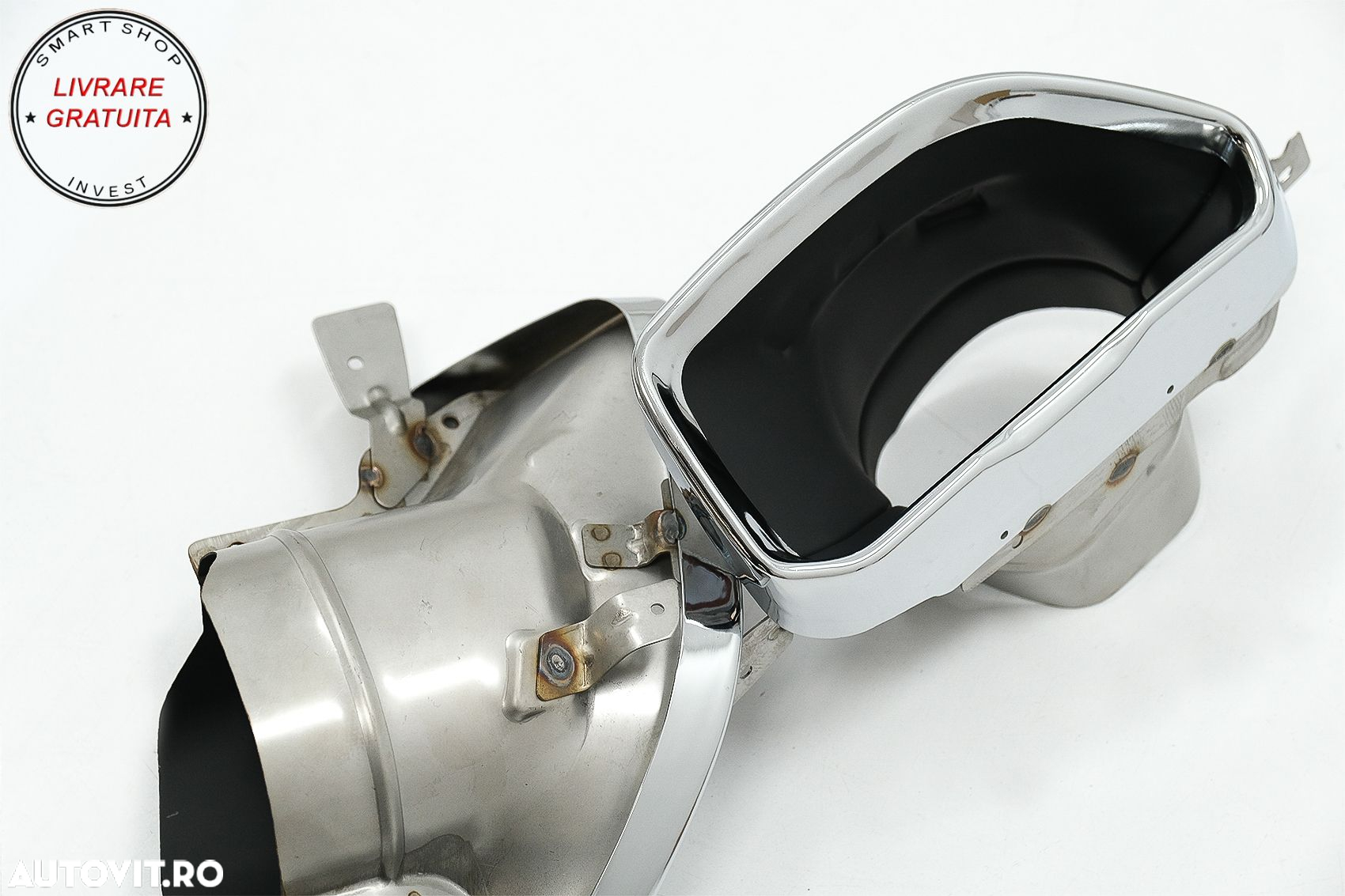 Difuzor Bara Spate Evacuare Dubla si Tobe Ornament Crom BMW 3 Series G20 G28 Sedan- livrare gratuita - 18