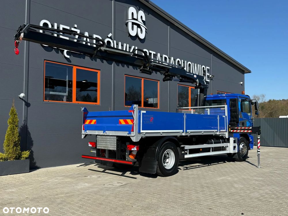 MAN TGM TGL TGS 18.250 // wywrotka // skrzynia // HDS HMF z pilotem // 4x2 // budowlanka // kiper wywrot żuraw dzwig kran crane - 22