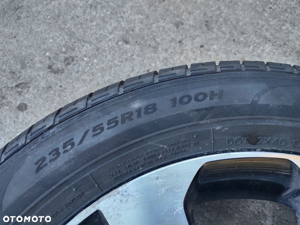 KOŁO FELGA ALUMINIOWA OPONA HANKOOK OPTIMO K415 52910-3U300 KIA SPORTAGE III 18 CALI ORYGINAŁ PROSTA !!! - 10