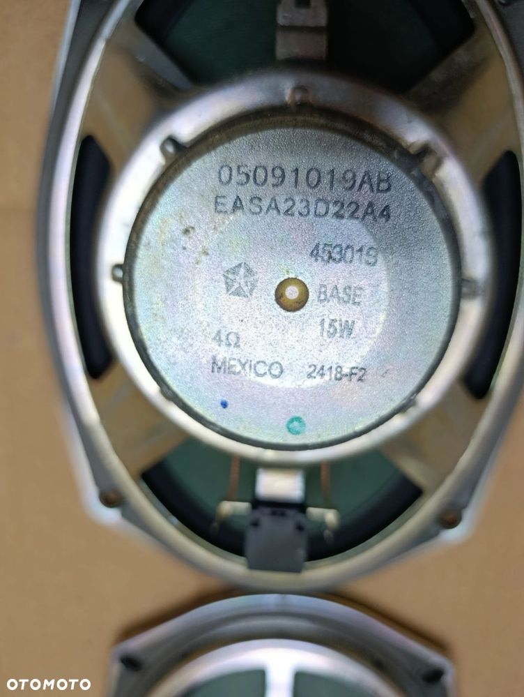 Caliber głośnik głośniki komplet stan bdb Dodge 05091019AB, EASA23D22A4 - 3
