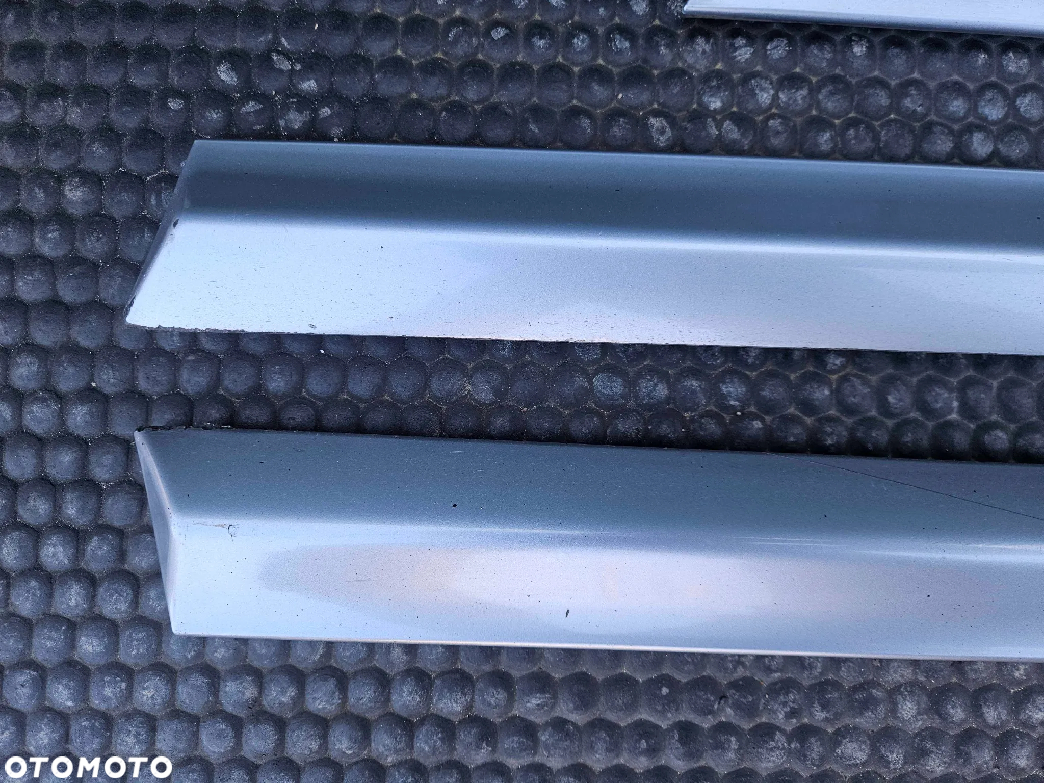 Listwa Listwy Drzwi S-Line Dolne Srebrne Komplet Audi A4 B6 B7 Oryginalne - 5