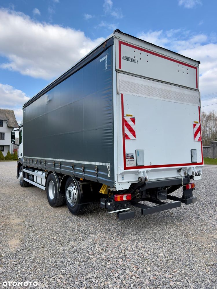 Mercedes-Benz ACTROS 2540 / 2545 / FIRANKA / ZSUWANY DACH / WINDA / / 3 OSIE / 14.5T ŁADOWNOŚĆ/ BURTO - FIRANKA / 18 EUROPALET / AUTOMAT / Z NIEMIEC / 2018 / E6 / - 4