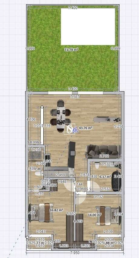 Apartamento T2 Venda em Vieira do Minho,Vieira do Minho - Grande imagem: 4/7