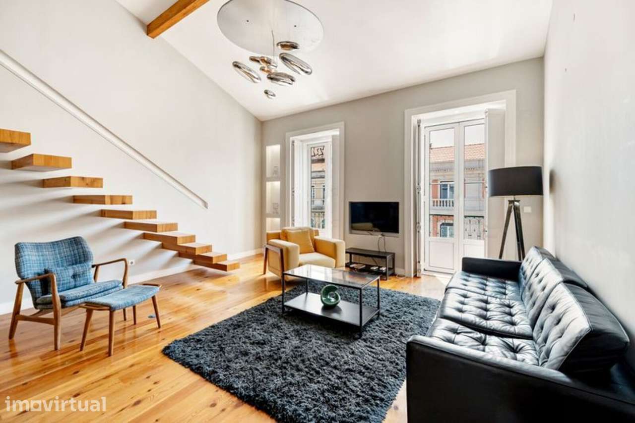 Duplex T3 com vista, Santos-o-Velho, Lisboa - Grande imagem: 3/28