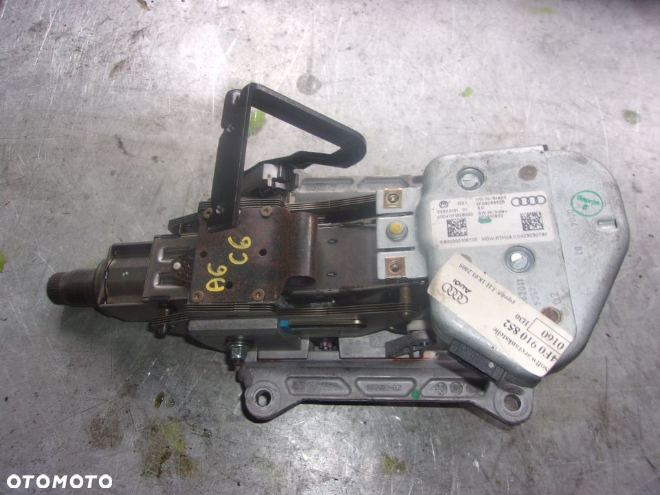 Audi A6 C6 Blokada kierownicy kolumna 4F0910852b - 2