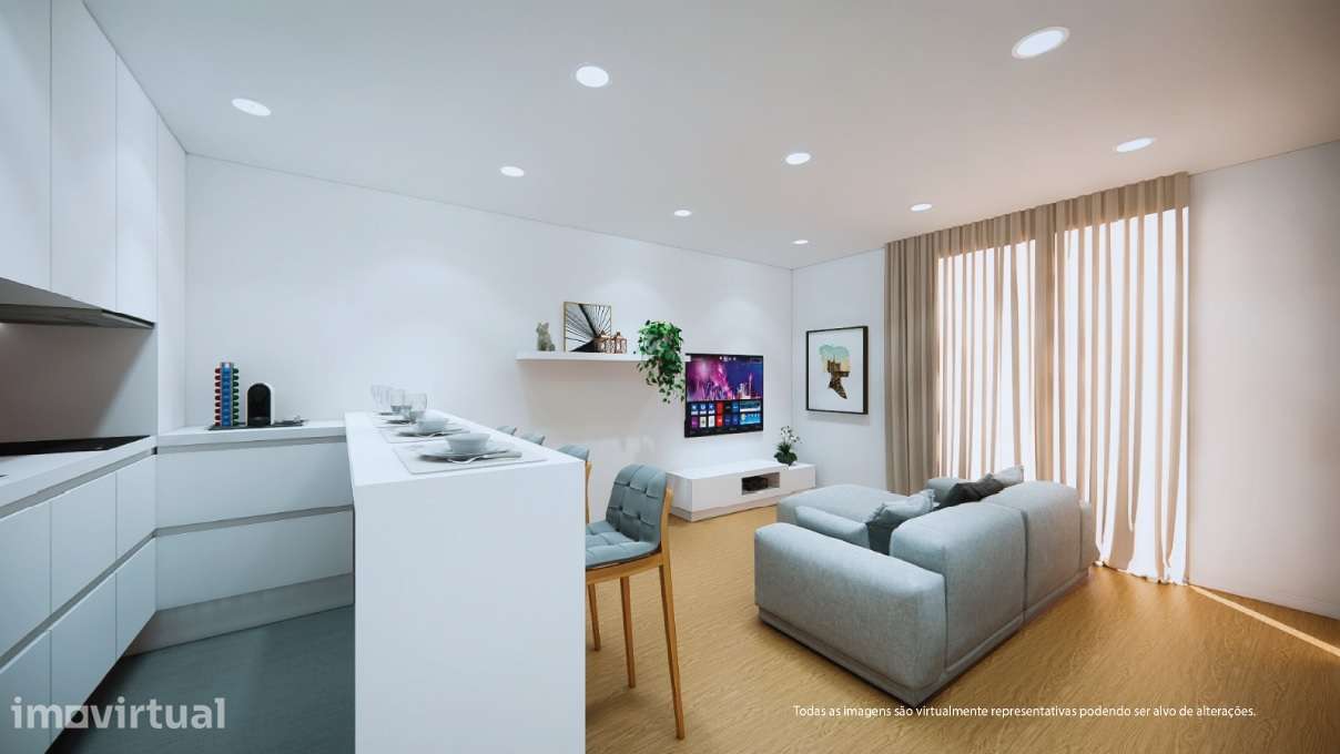 Apartamento T3 c/ varanda - NOVO - Maia - Grande imagem: 2/6