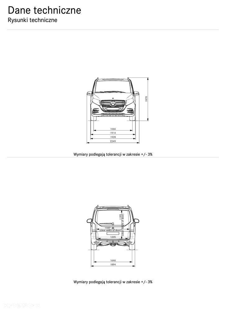 Mercedes-Benz Klasa V 300 d 9G-Tronic Exclusive (d³ugi) - 19