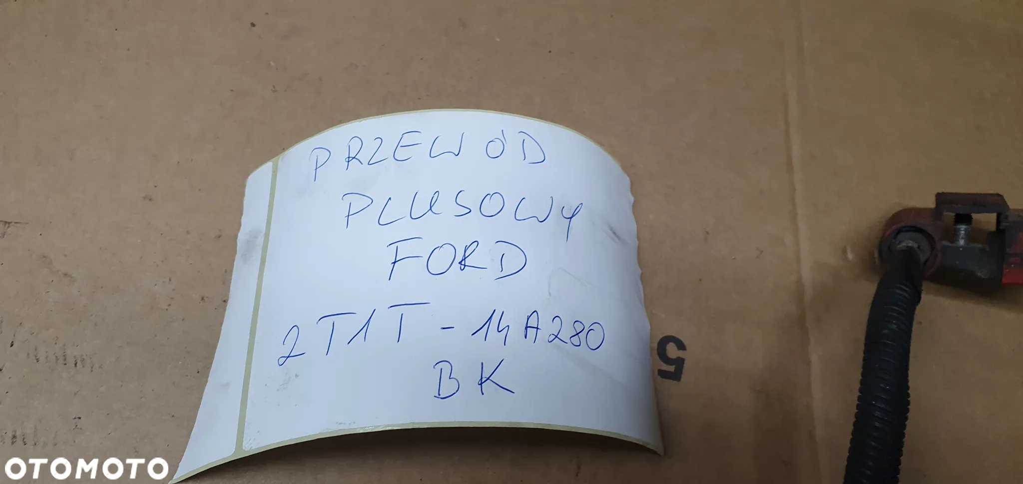 Klema plusowa kabel przewód Ford Transit Connect 2T1T-14A280-BK - 9