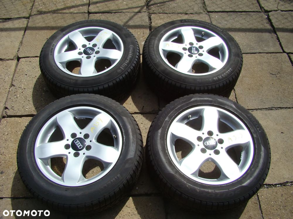 a359 5x112 Audi A4 B9 B8 A6 C5 C6 Q2 GA 7,5Jx16 225/55 opony zima - 1