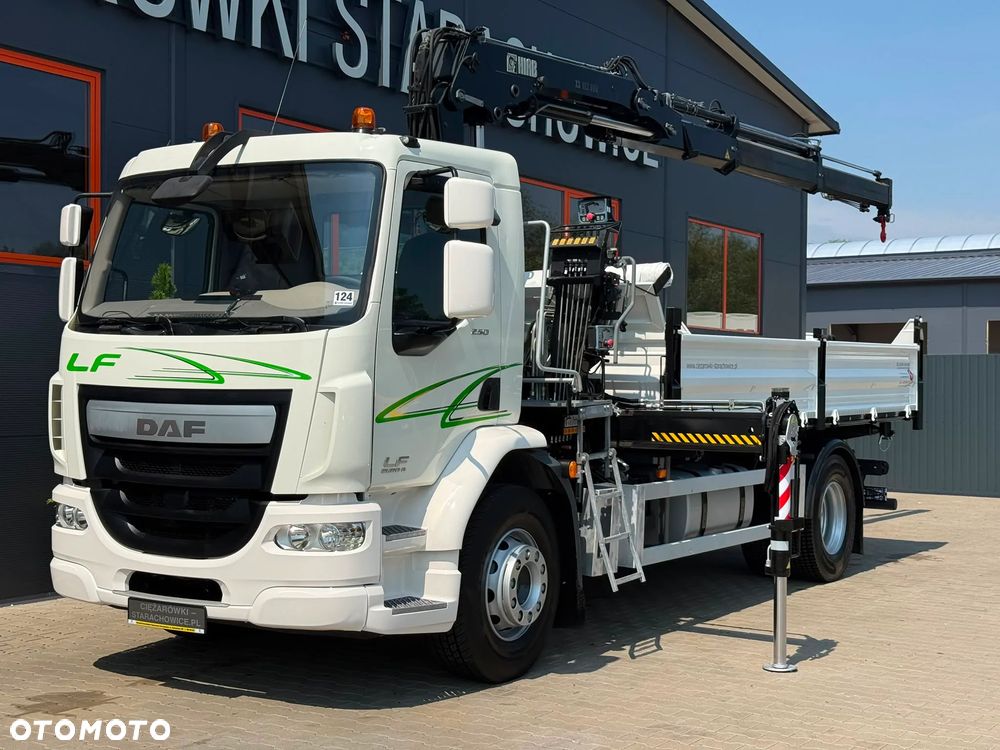 DAF LF CF 250 // Wywrotka 3-stronna // Żuraw HIAB XS 122 DUO // Klimatyzacja // Euro 6 // Krane, Kipper, Kran - 20