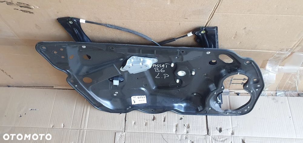 Mechanizm podnośnik szyby lewy przód VW Passat B6 3C1837755K - 2