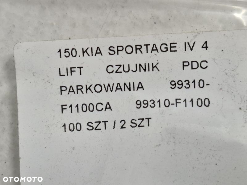 KIA SPORTAGE 4 IV LIFT CZUJNIK PDC PARKOWANIA 99310-F1100CA 99310-F1100 - 4