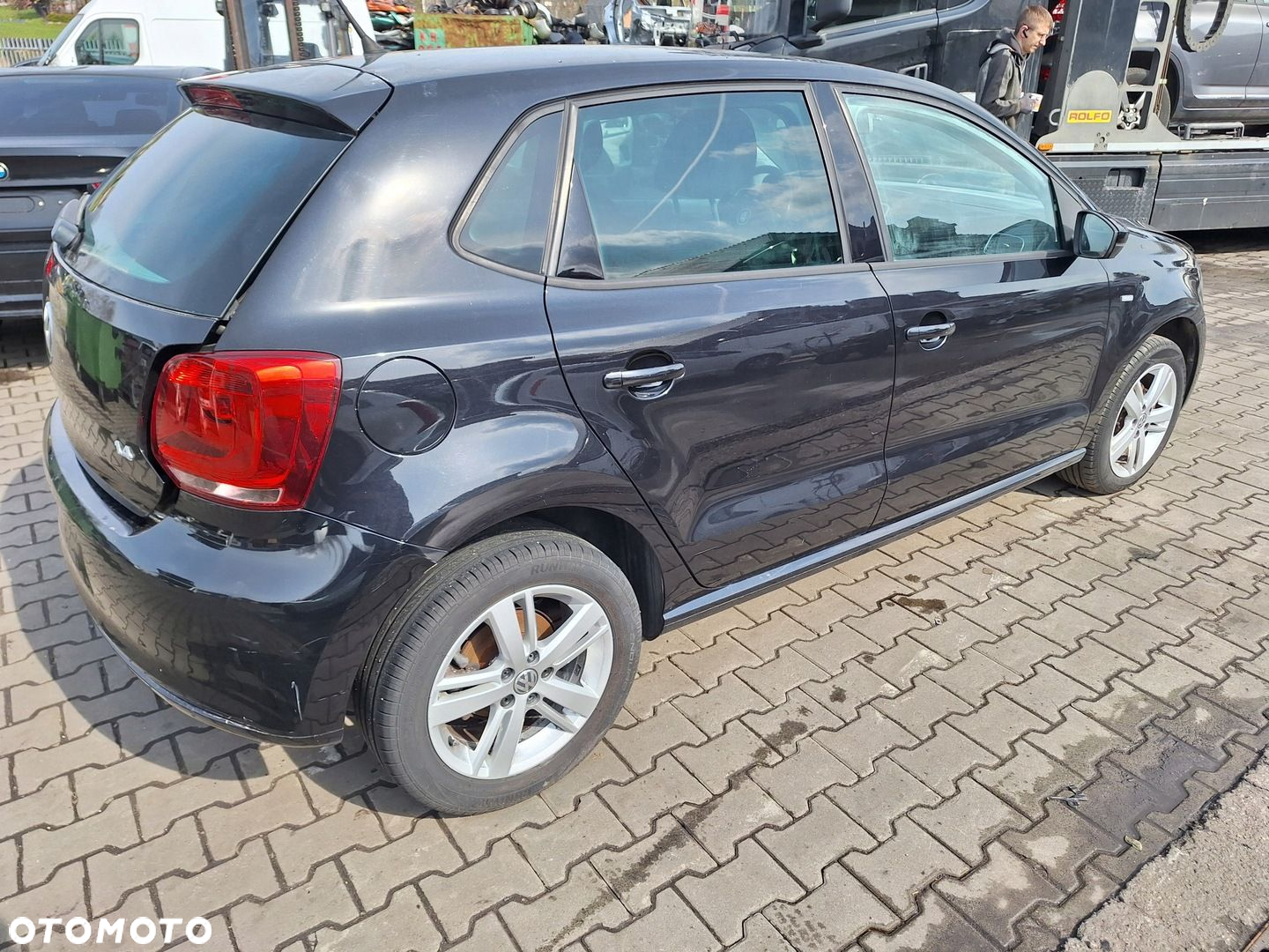 VOLKSWAGEN VW POLO 5 V 6R 6C 09-17 CZARNE LUSTERKO PRAWE 5D LC9X .-PIN EU - 3