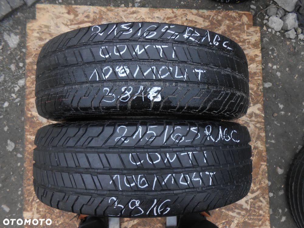 OPONY 215/65r16C CONTINENTAL CONTI VAN CONTACT 100 DOT 3916 11MM - 1